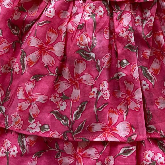 Vineyard Vines Oleander Floral Tiered Ruffle Skirt - Picture 5 of 7